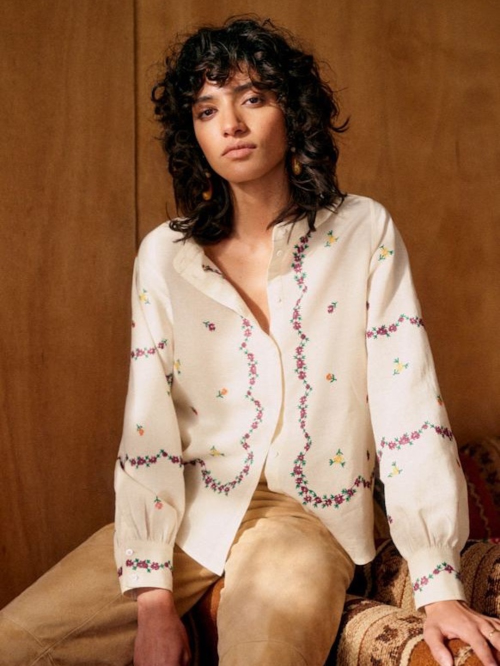 Sezane Elvio Shirt x Lucia Vergara